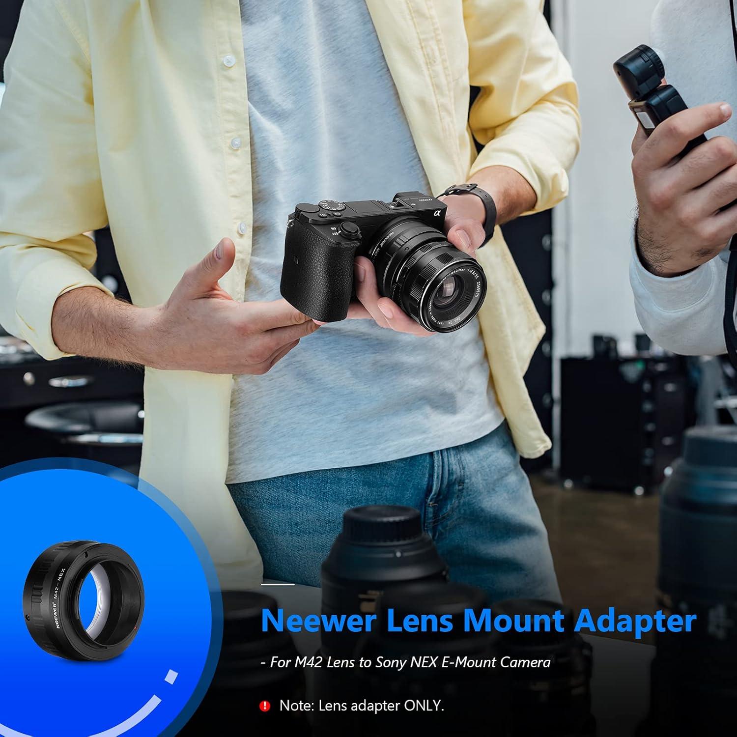 Adaptador de Lente Neewer M42 a Sony NEX E-Mount