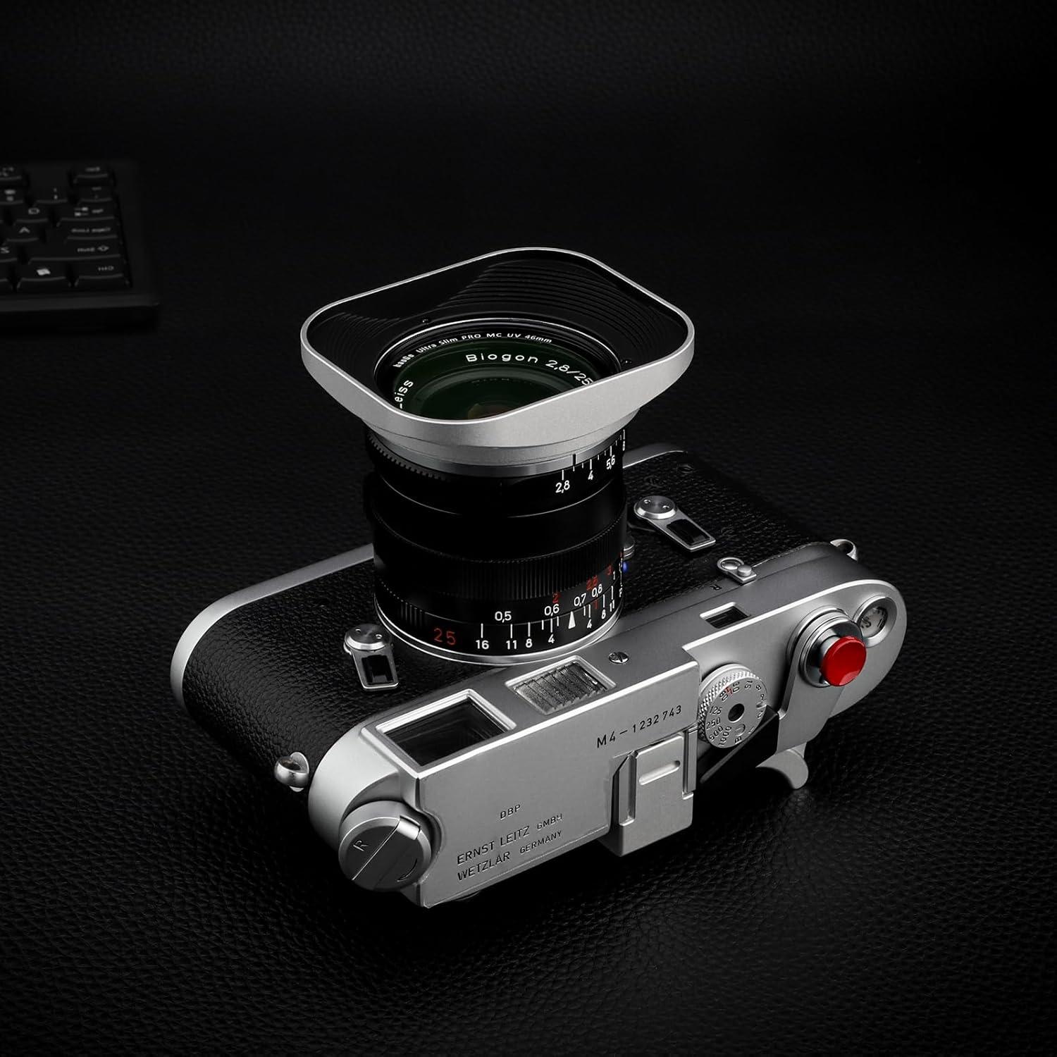 Capucha de Lente Metálica Haoge LH-ZV06P para Carl Zeiss ZM