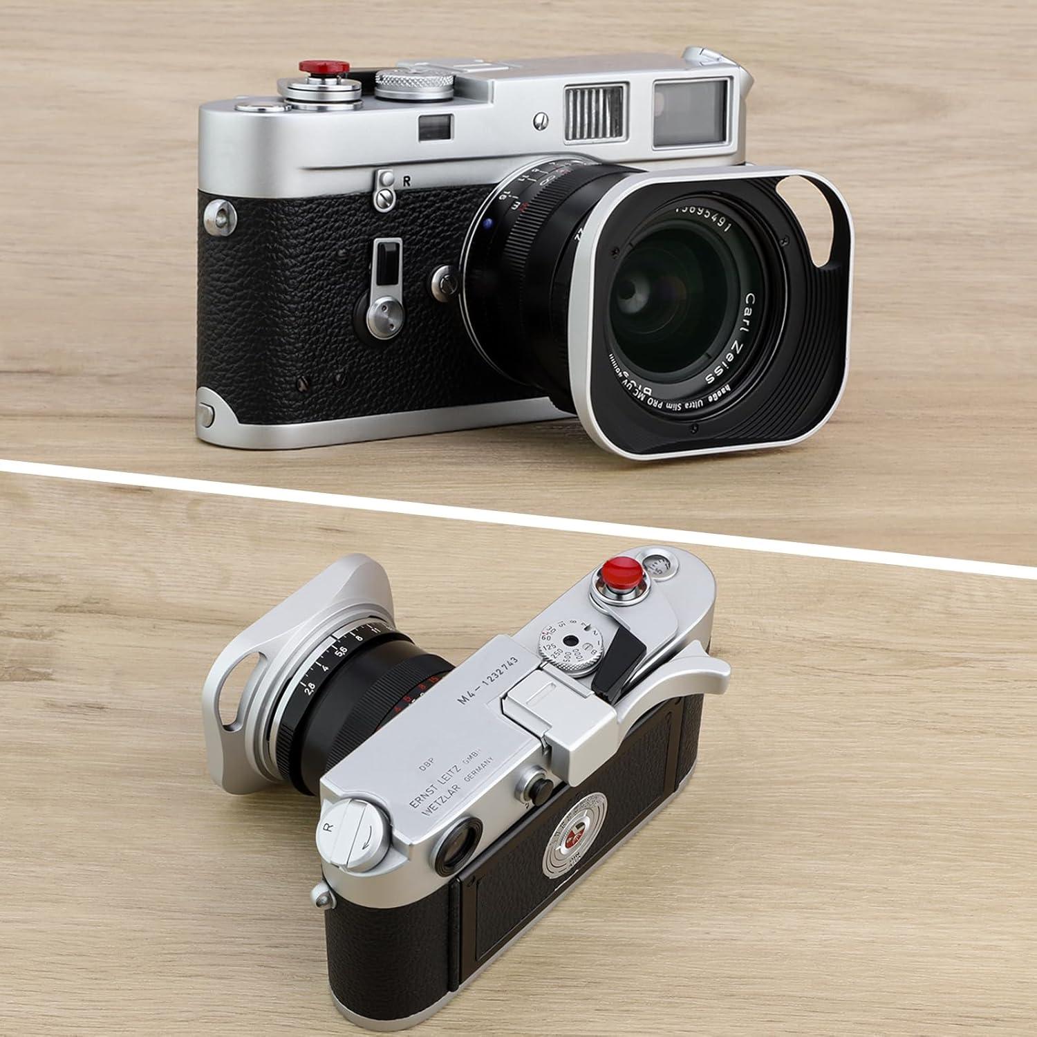 Capucha de Lente Metálica Haoge LH-ZV06P para Carl Zeiss ZM