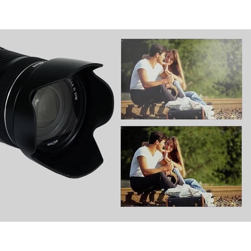 Capucha de lente reversible 67mm OPTURA HD para ZEISS Milvus 100mm