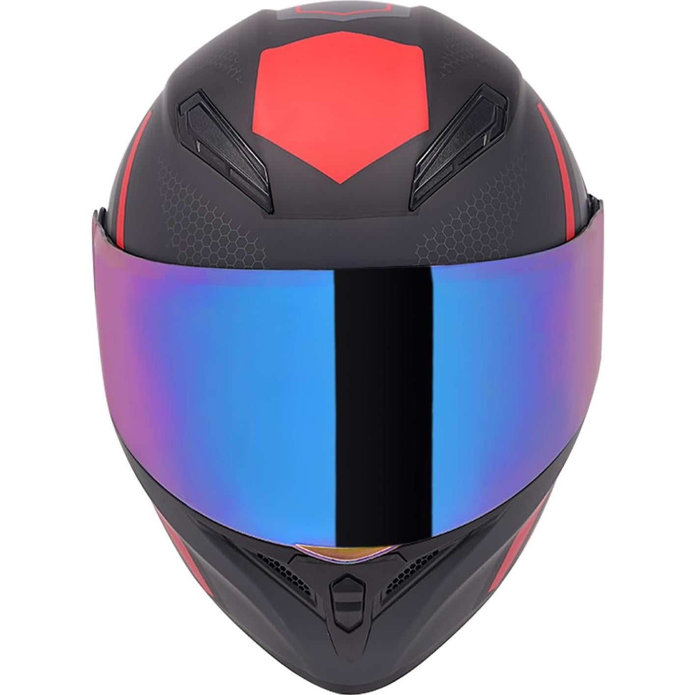 Casco Modular JQF Gear FF808 Doble Visor Rojo XXL