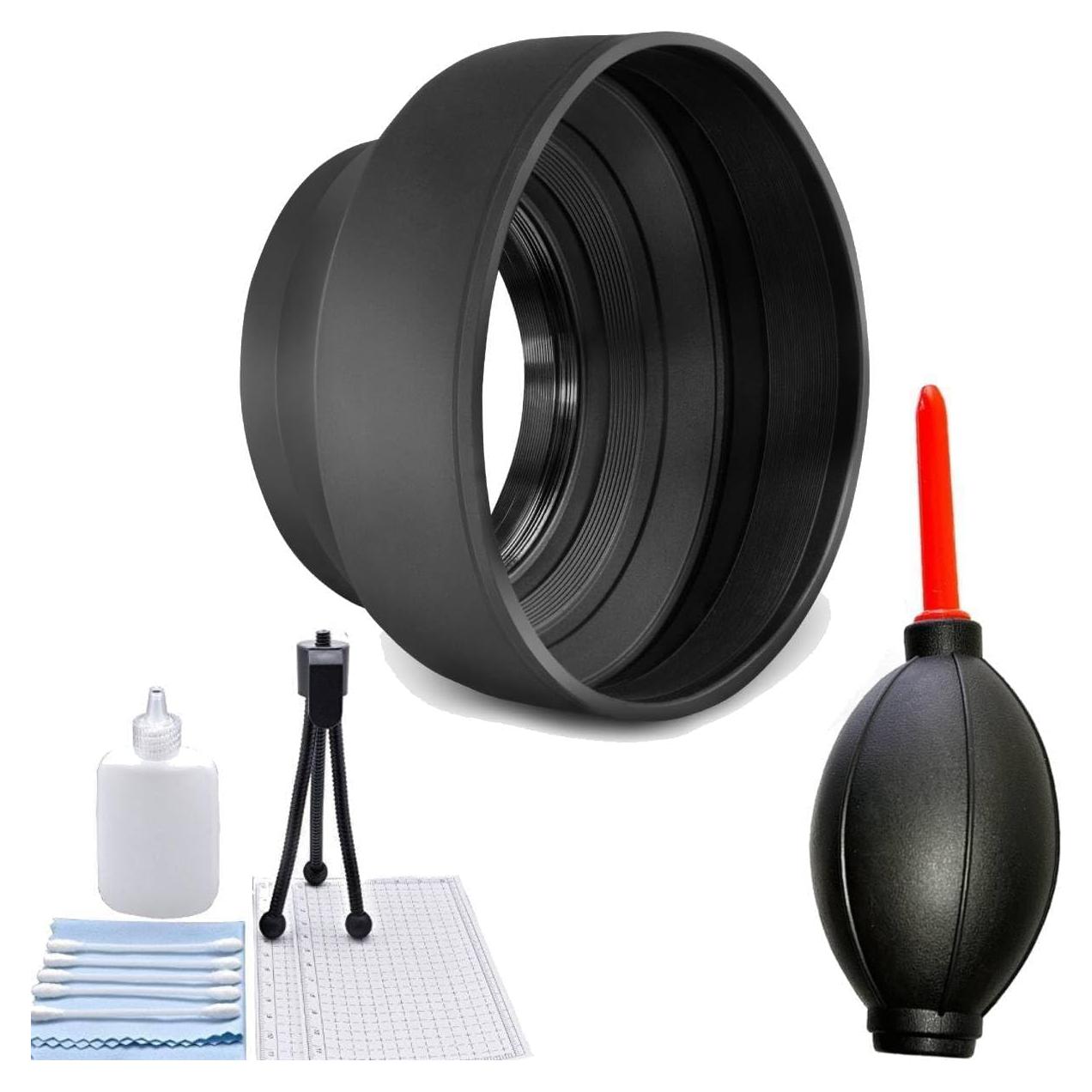 Capucha de lente de goma colapsable 67mm OPTURA HD para ZEISS