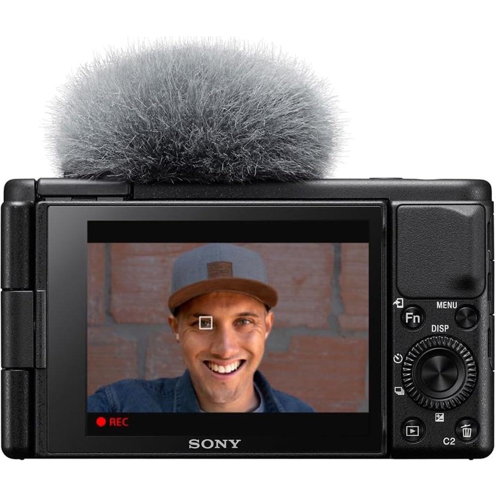 Cámara Digital Sony ZV-1 Negra con Kit de Accesorios Vloggers