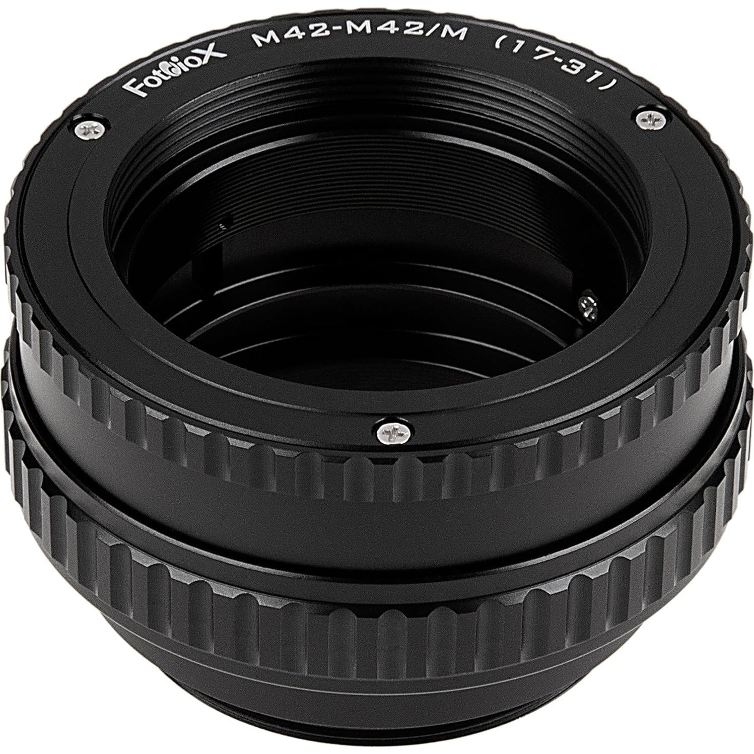 Fotodiox Pro Lens Mount Adapter, M42 Lens Focusing Helicoids - 16mm to 30mm for Carl Zeiss, Pentax Lenses