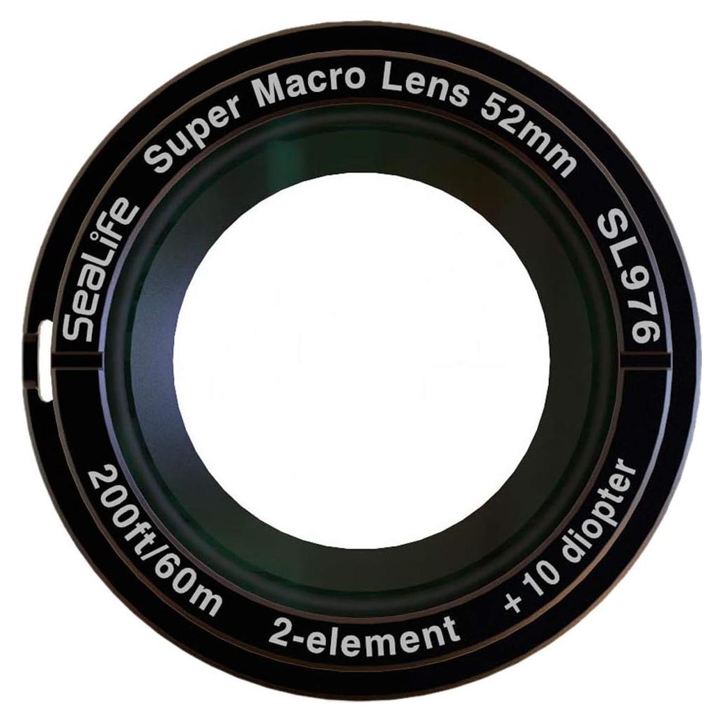 Lente Macro Super SeaLife DC-Series 52mm + Adaptador