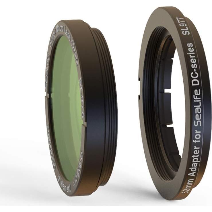 Lente Macro Super SeaLife DC-Series 52mm + Adaptador