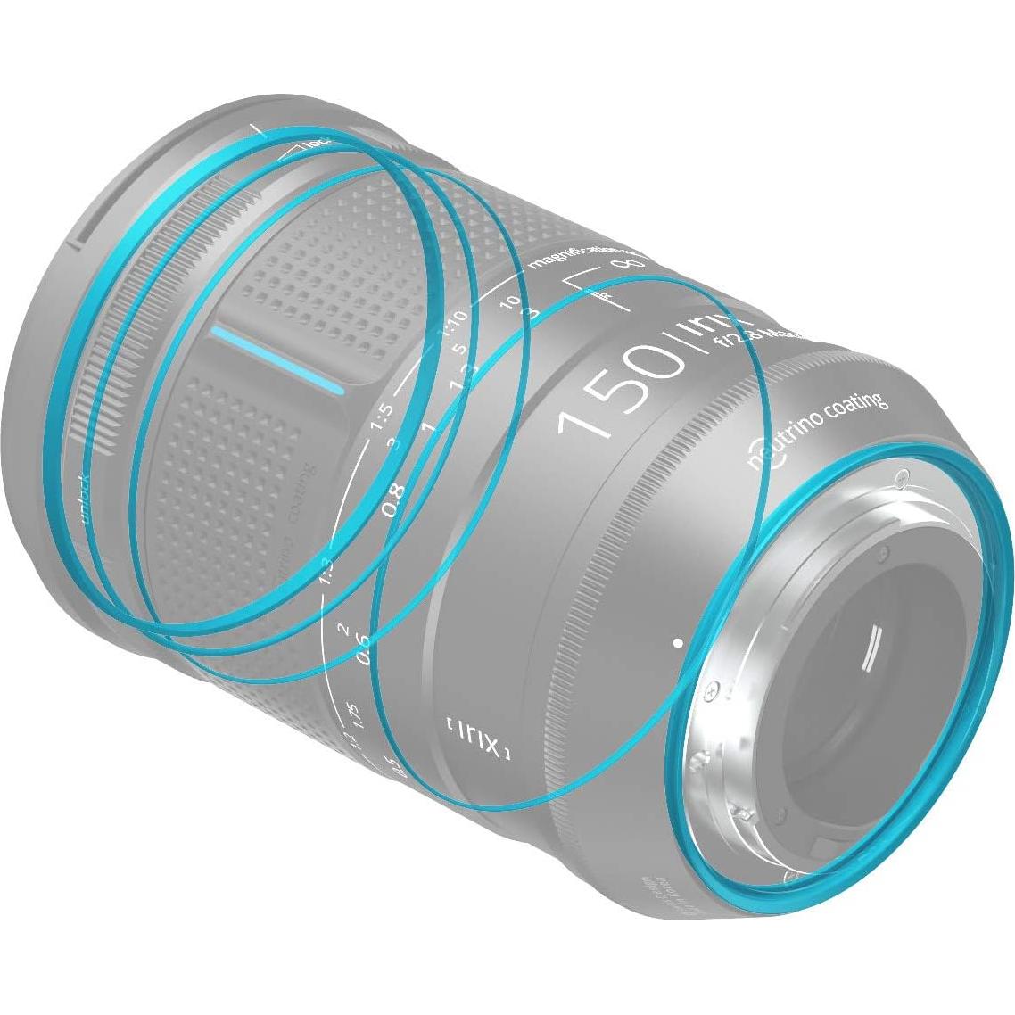 Lente Irix 150mm f/2.8 Macro 1:1 Dragonfly para Canon