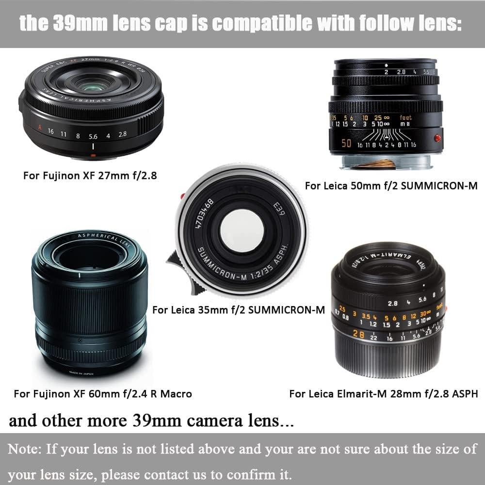 Tapa de lente 39mm Fire Rock para Leica y Fujinon - 2 paquetes