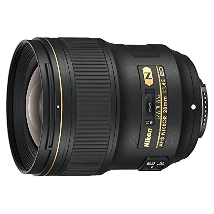 Lente Nikon AF-S NIKKOR 28mm f/1.4E ED para Cámara