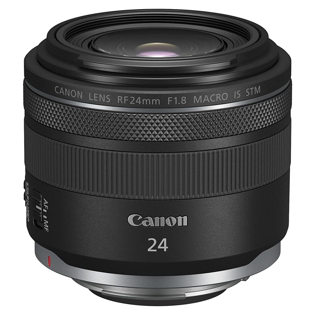 Lente Canon RF 24mm F1.8 Macro IS STM - 269g