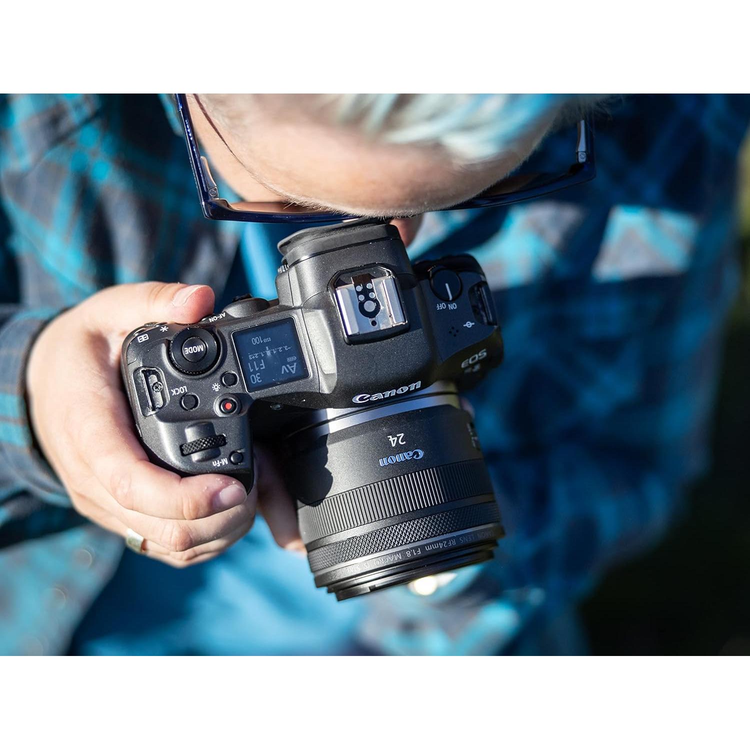 Lente Canon RF 24mm F1.8 Macro IS STM - 269g