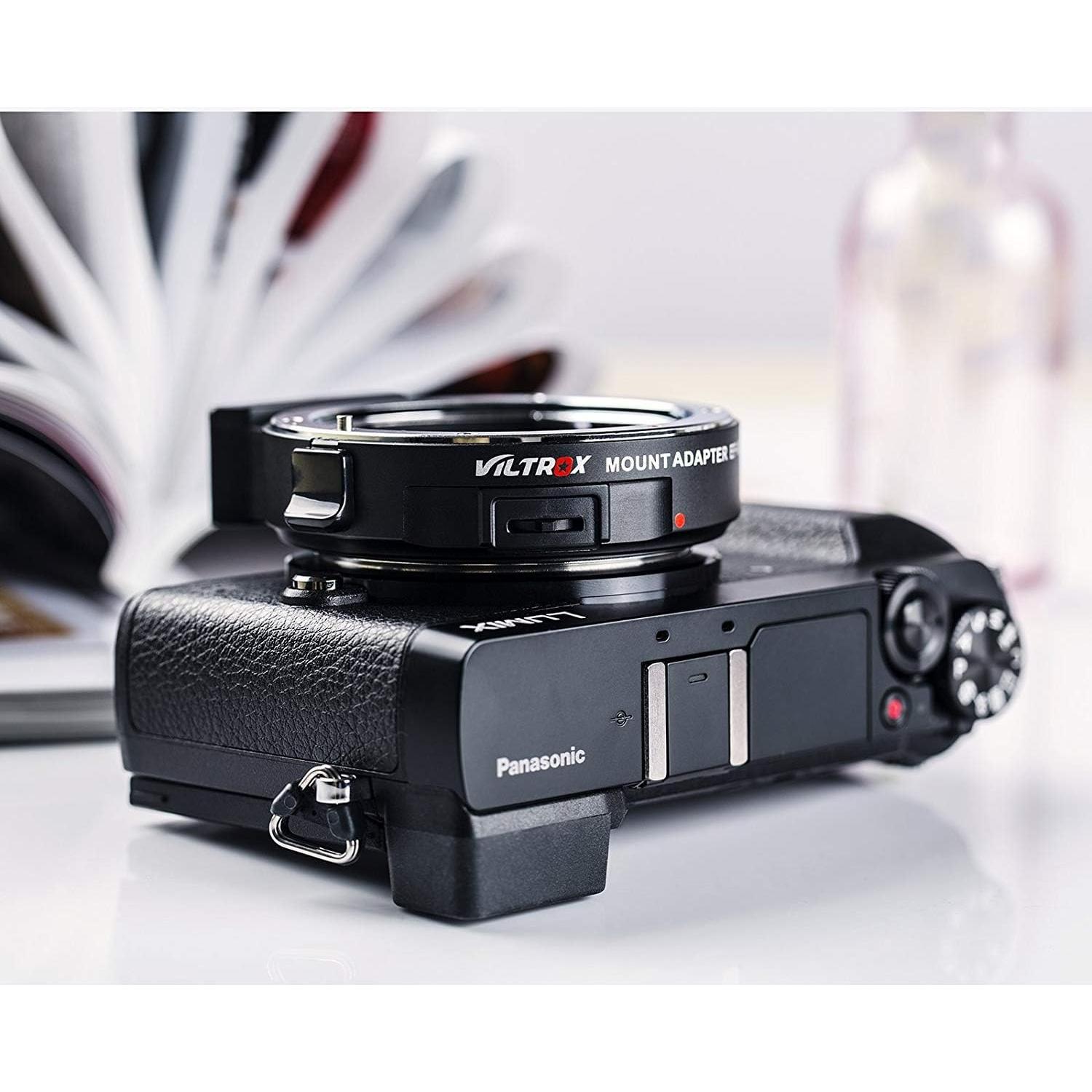 Adaptador Viltrox EF-M2 II 0.71x para Lentes Canon EF a M4/3