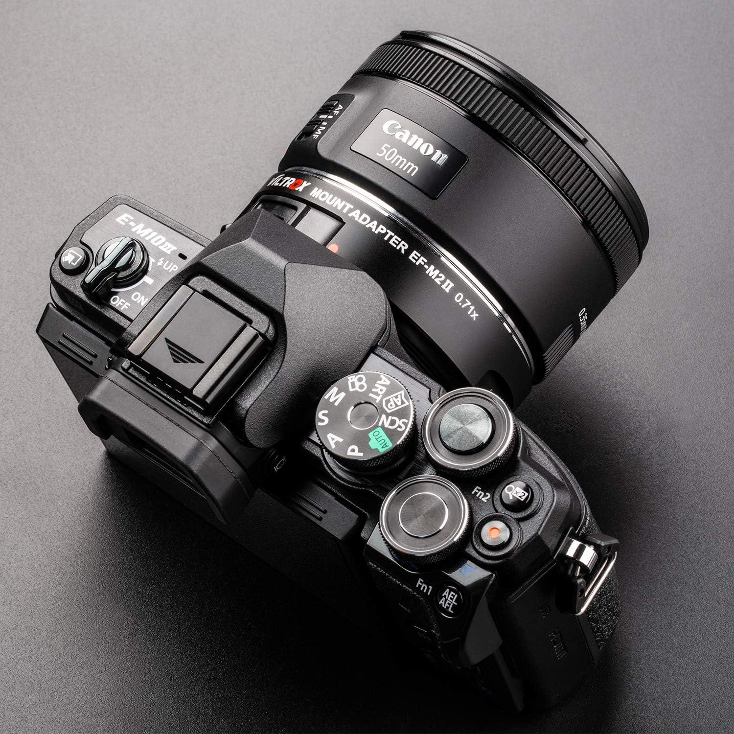 Adaptador Viltrox EF-M2 II 0.71x para Lentes Canon EF a M4/3
