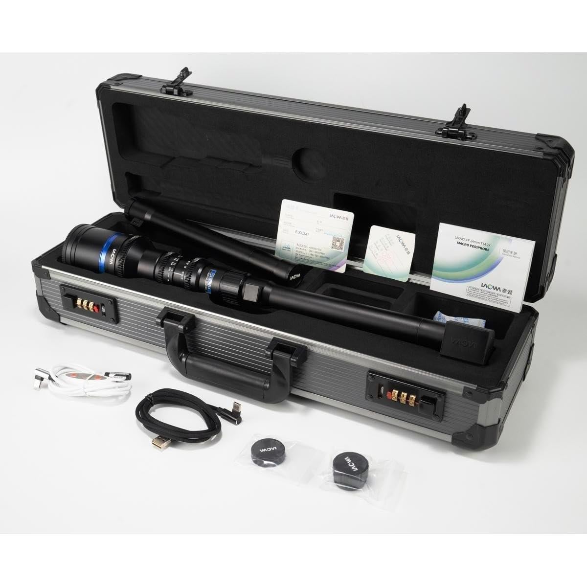 Lente Laowa 24mm T14 2X Periprobe Canon EF Cine-Mod