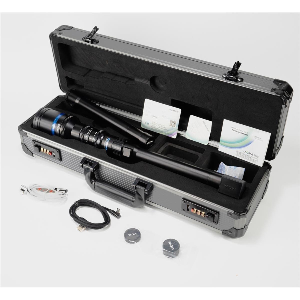 Lente Laowa 24mm T14 2X Periprobe Canon EF Cine-Mod