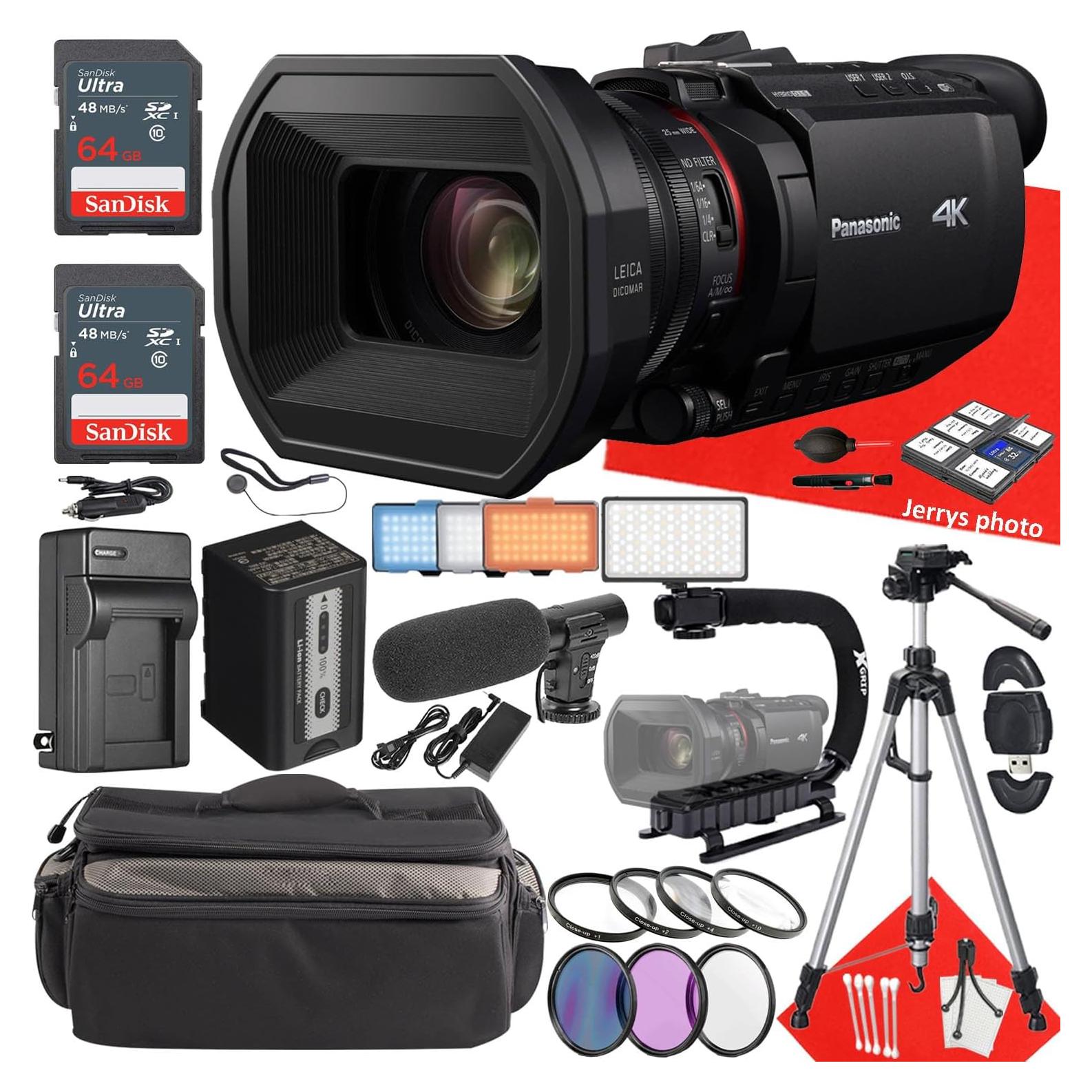 Cámara Panasonic HC-X1500 UHD 4K + 64GB + Accesorios