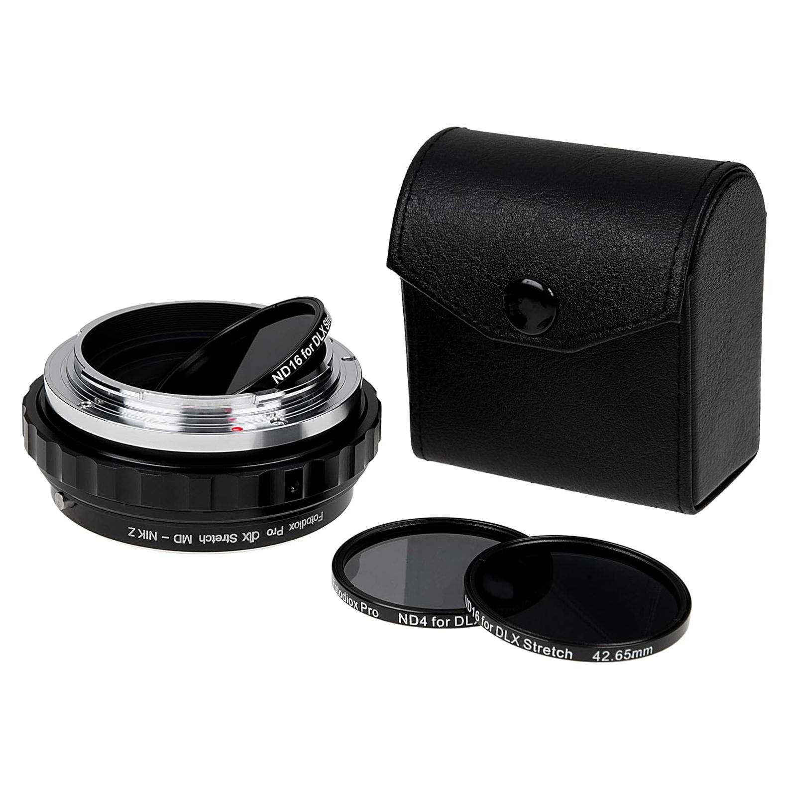 Adaptador Fotodiox DLX Stretch Minolta MD a Nikon Z - Macro y Filtros ND