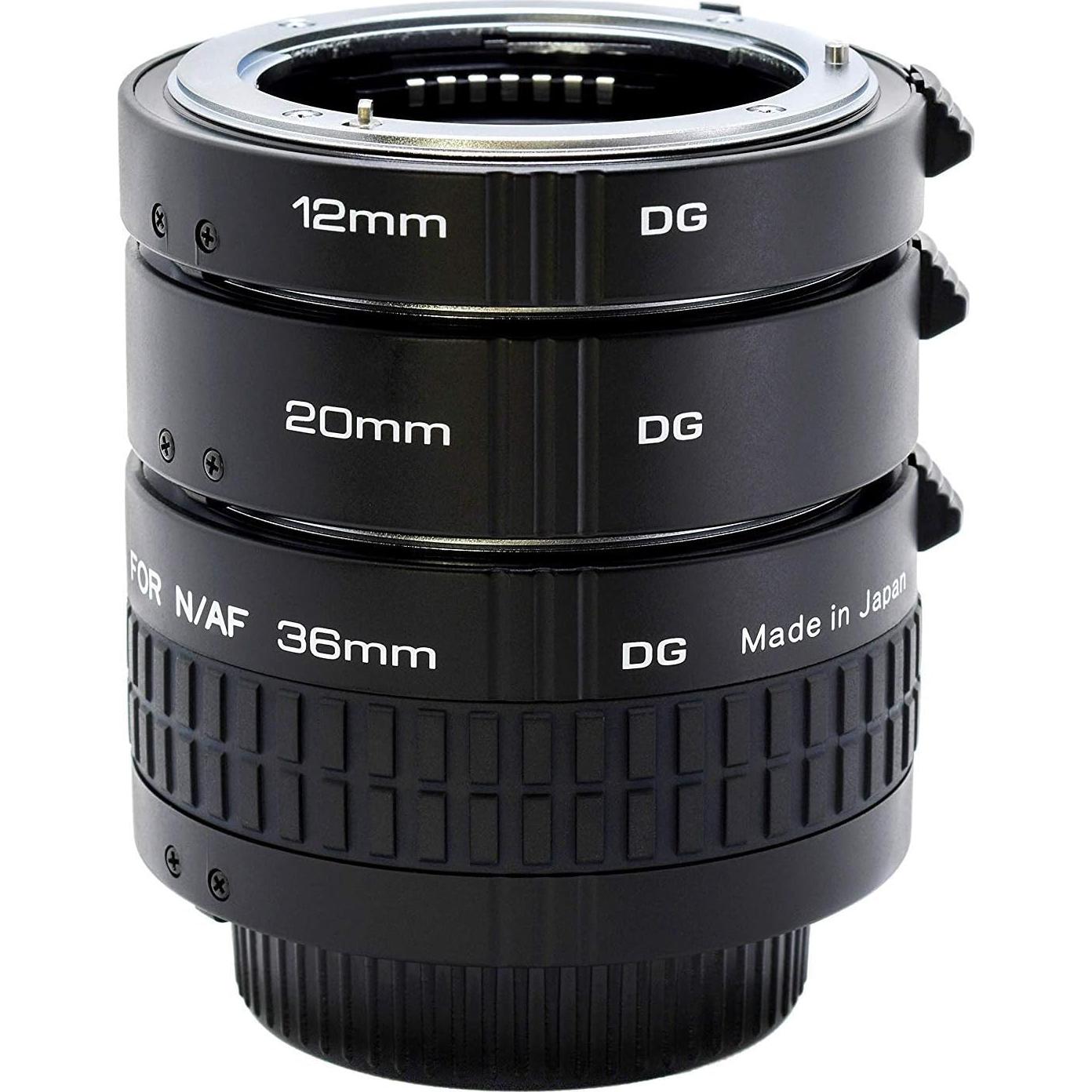 Juego de tubos de extensión Kenko Auto DG 12mm 20mm 36mm Canon