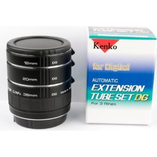 Juego de tubos de extensión Kenko Auto DG 12mm 20mm 36mm Canon