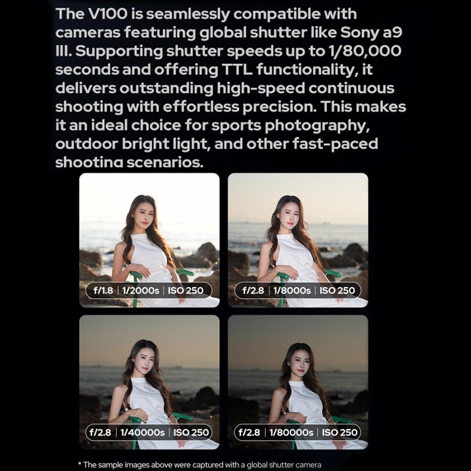 Flash Godox V100S para Sony TTL 100Ws Inalámbrico 2.4G