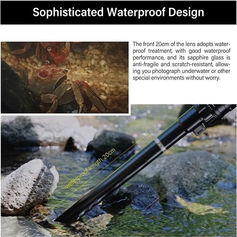 Lente Macro AstrHori 28mm F13 2X para Nikon Z con Luz LED