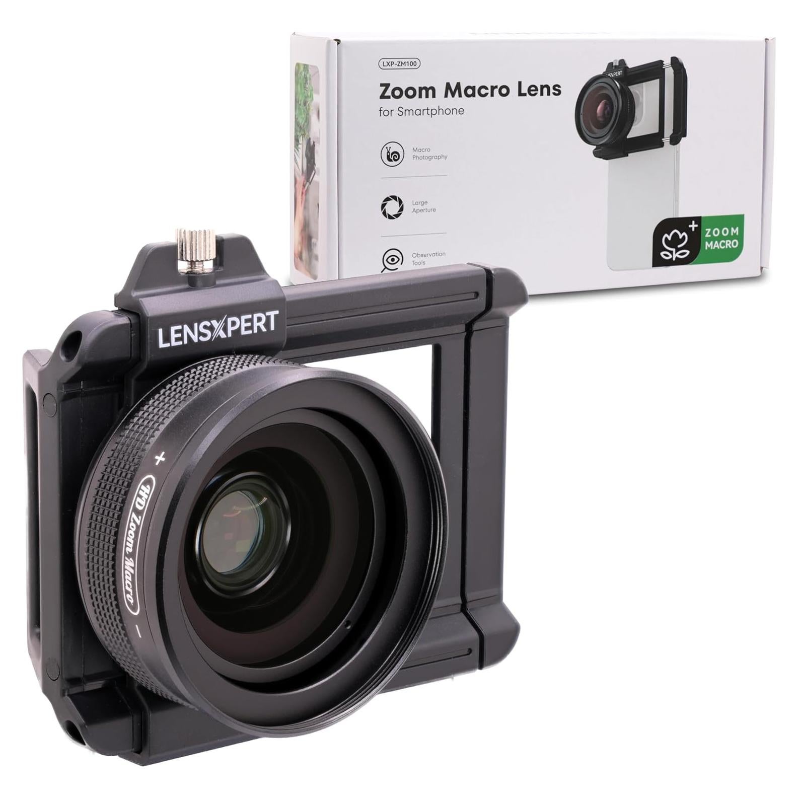 Kit de Lente Macro 10X-20X LensXpert para Smartphone