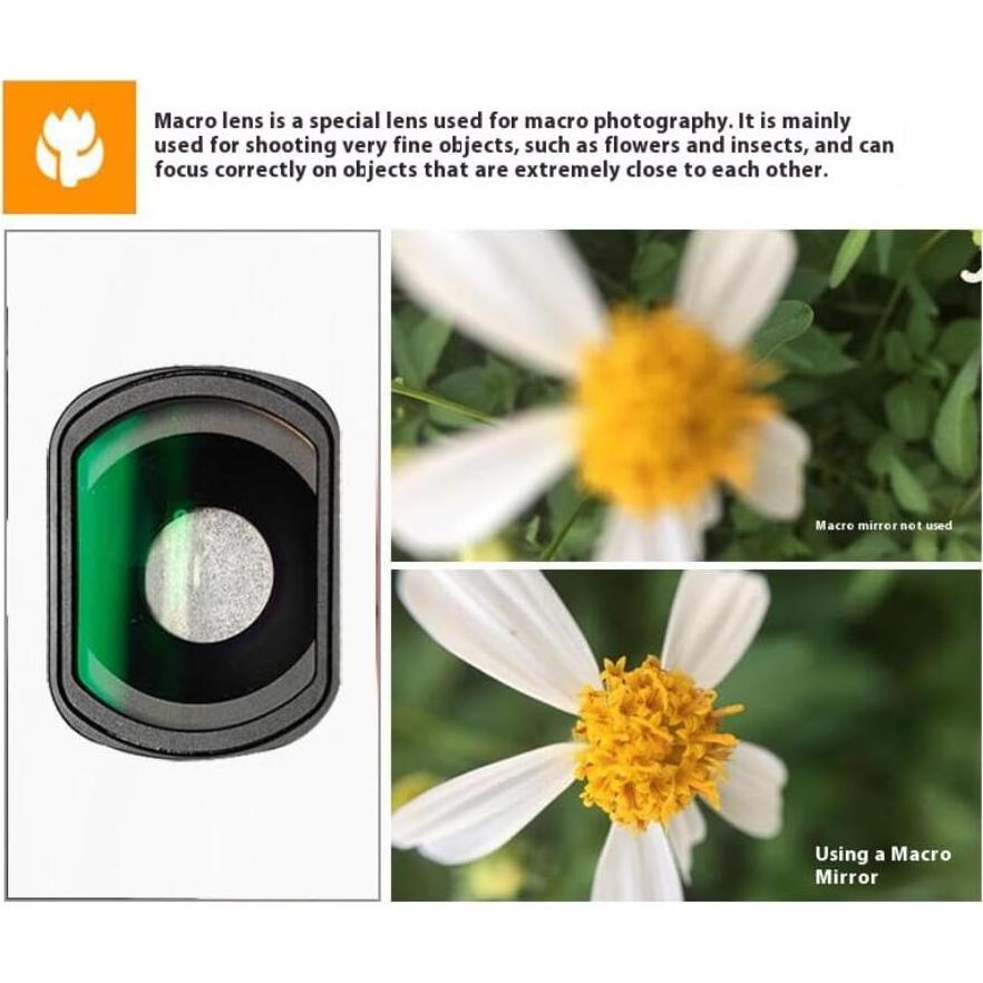 Lente Macro Magnético Coyktonty para Osmo Pocket 3 - 10X