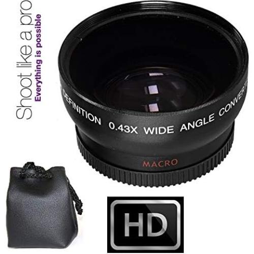 Lente Gran Angular HD 55mm con Macro para Sony DSLR 18-55mm