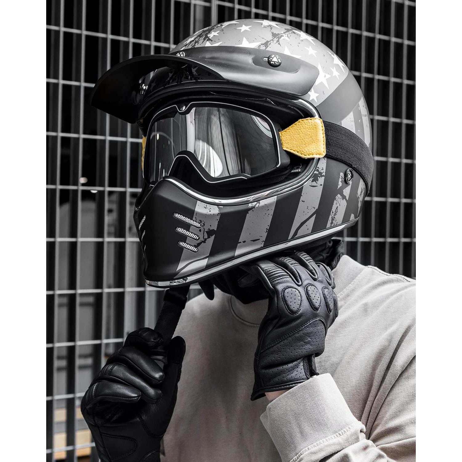 Casco Integral ILM Z502 Bandera Patriótica XXL