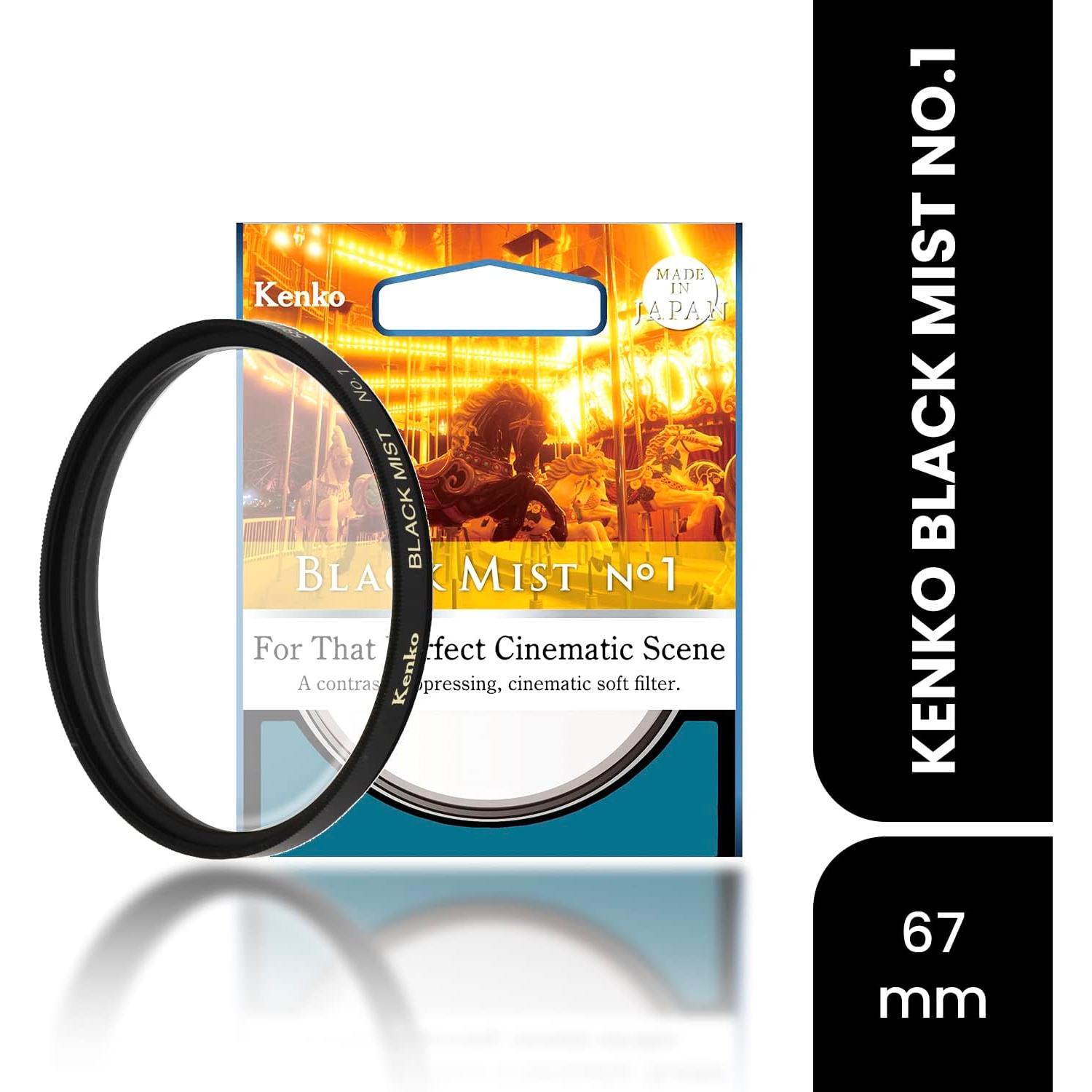 Filtro Suave Kenko Black Mist No.1 67mm para Retrato y Video