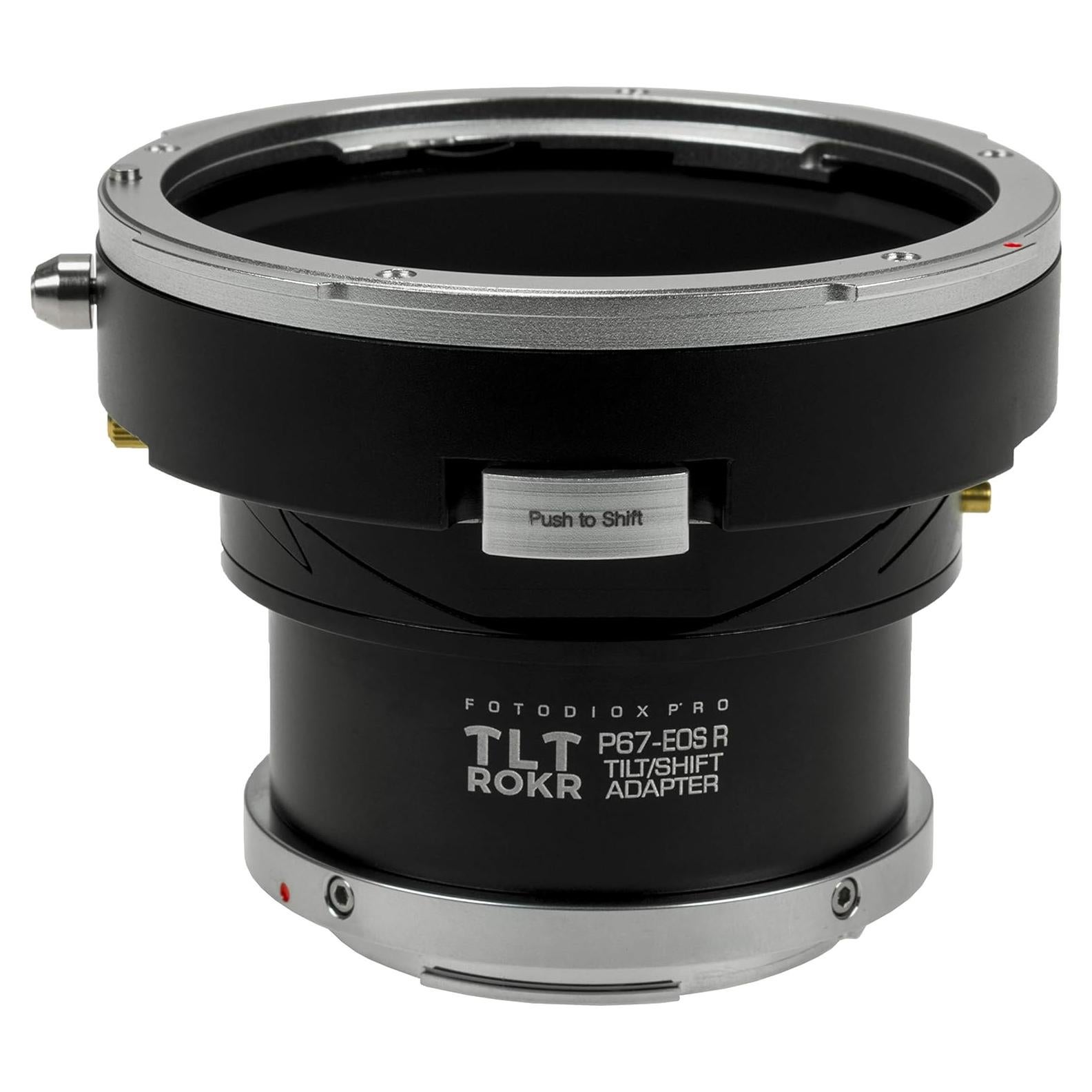 Adaptador Fotodiox Pro TLT ROKR Pentax 6x7 a Canon EOS RF