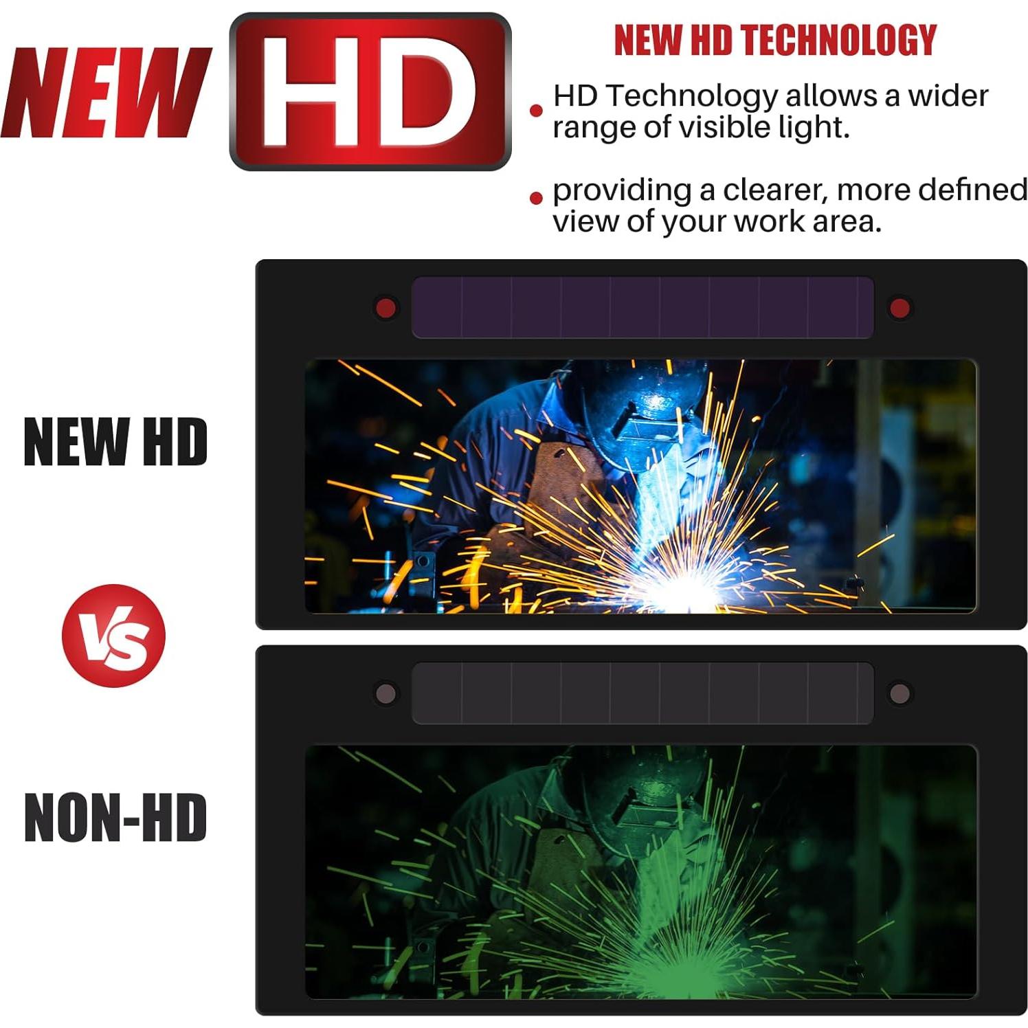 Lente de Soldadura Dorado 2x4 1/4 Inzizik Sombra 9 HD