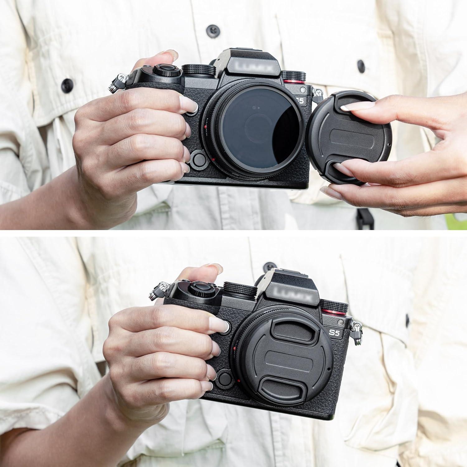 Adaptador de Filtro JJC 58mm + Tapa para Lente Panasonic Lumix S-R26