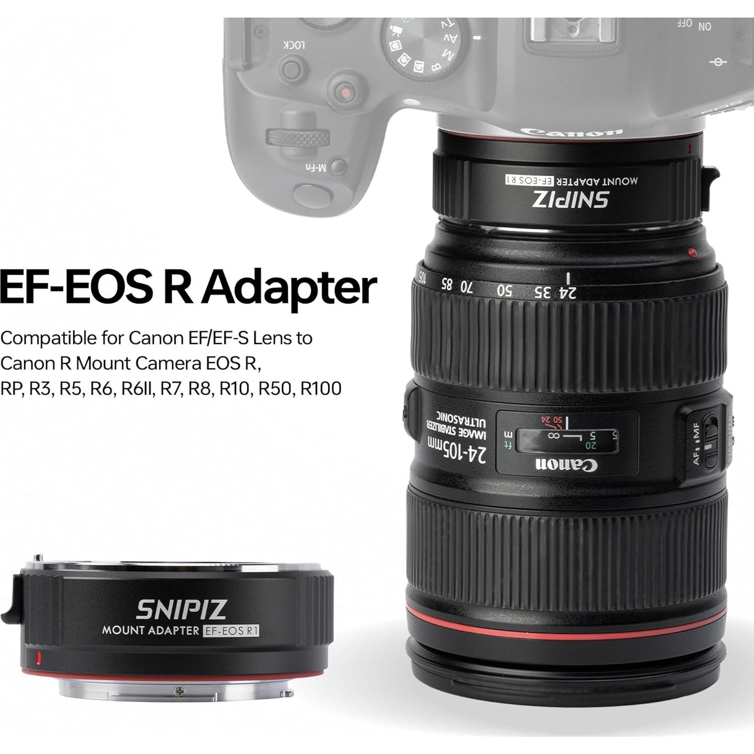 Adaptador de Lente EF-EOS R Commlite para Canon EOS R