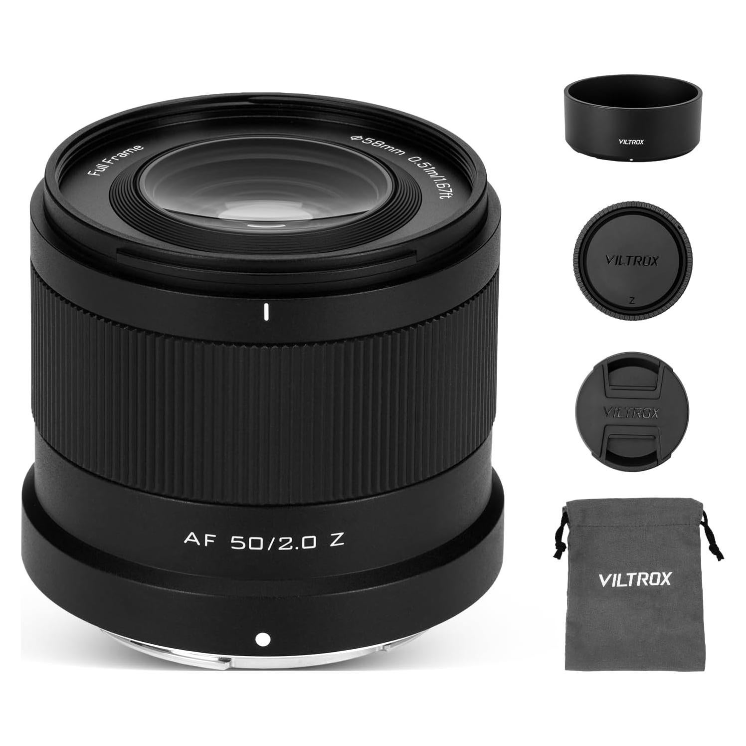 Lente Viltrox 50mm F2.0 para Cámara Nikon Montura Z