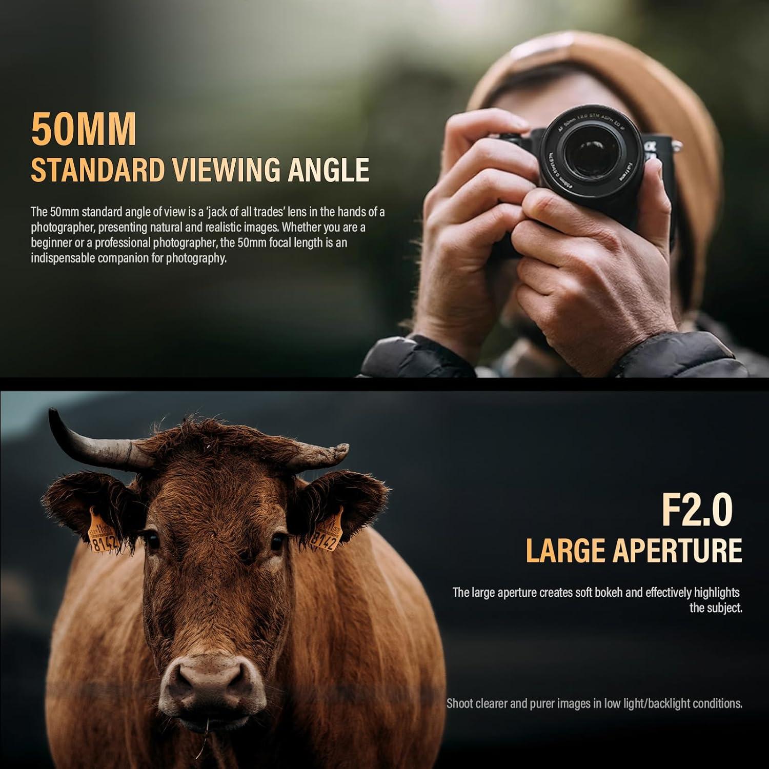 Lente Viltrox 50mm F2.0 para Cámara Nikon Montura Z