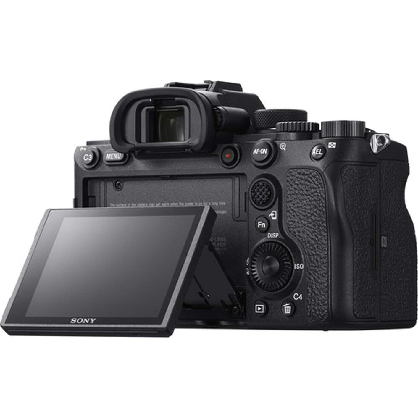 a7 IV Mirrorless Digital Camera 33MP w/ 28-70mmmm Lens, 128GB Extreem Speed Memory,.43 Wide & 2X Lenses, Case. Tripod, Filters, Hood, Grip,Spare Battery & Charger, Software Kit -Deluxe Bundle