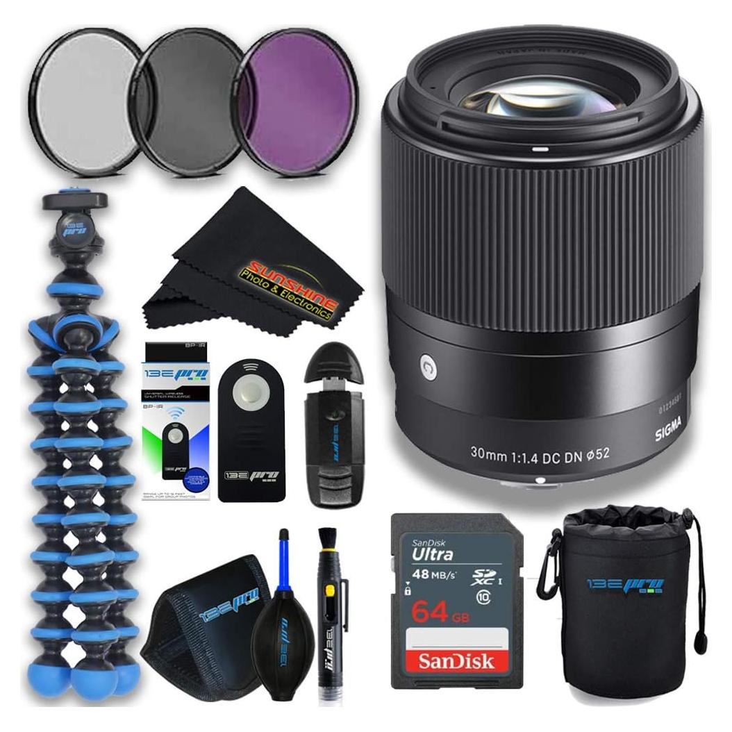 Lente Sigma 30mm f1.4 DC DN para Sony E - Alta Calidad