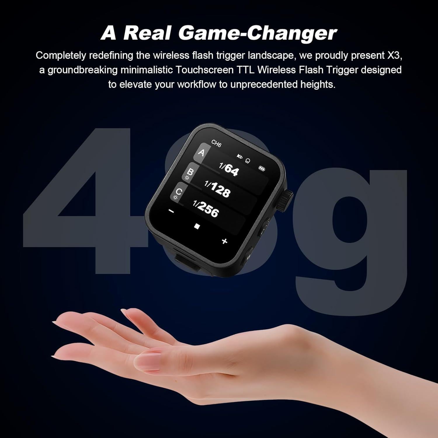 Disparador Inalámbrico TTL Godox X3-C para Cámara Canon