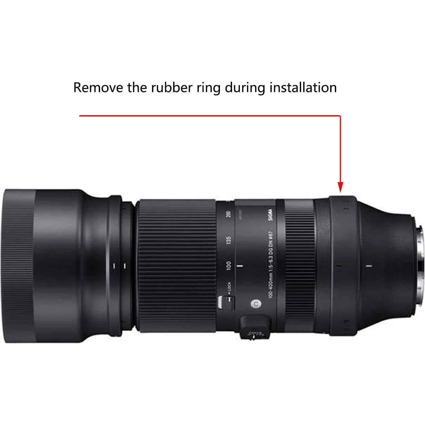 Base de Reemplazo Haoge LMR-SM140S para Lente Sigma 100-400mm