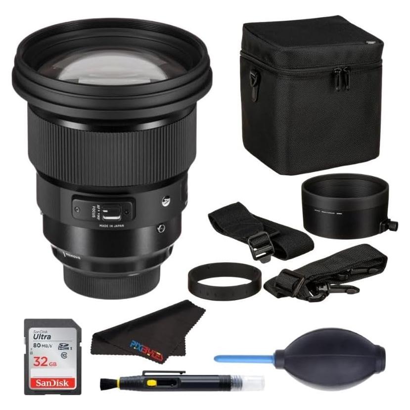 Lente Sigma 105mm f/1.4 DG HSM Art para Sony E - Accesorios