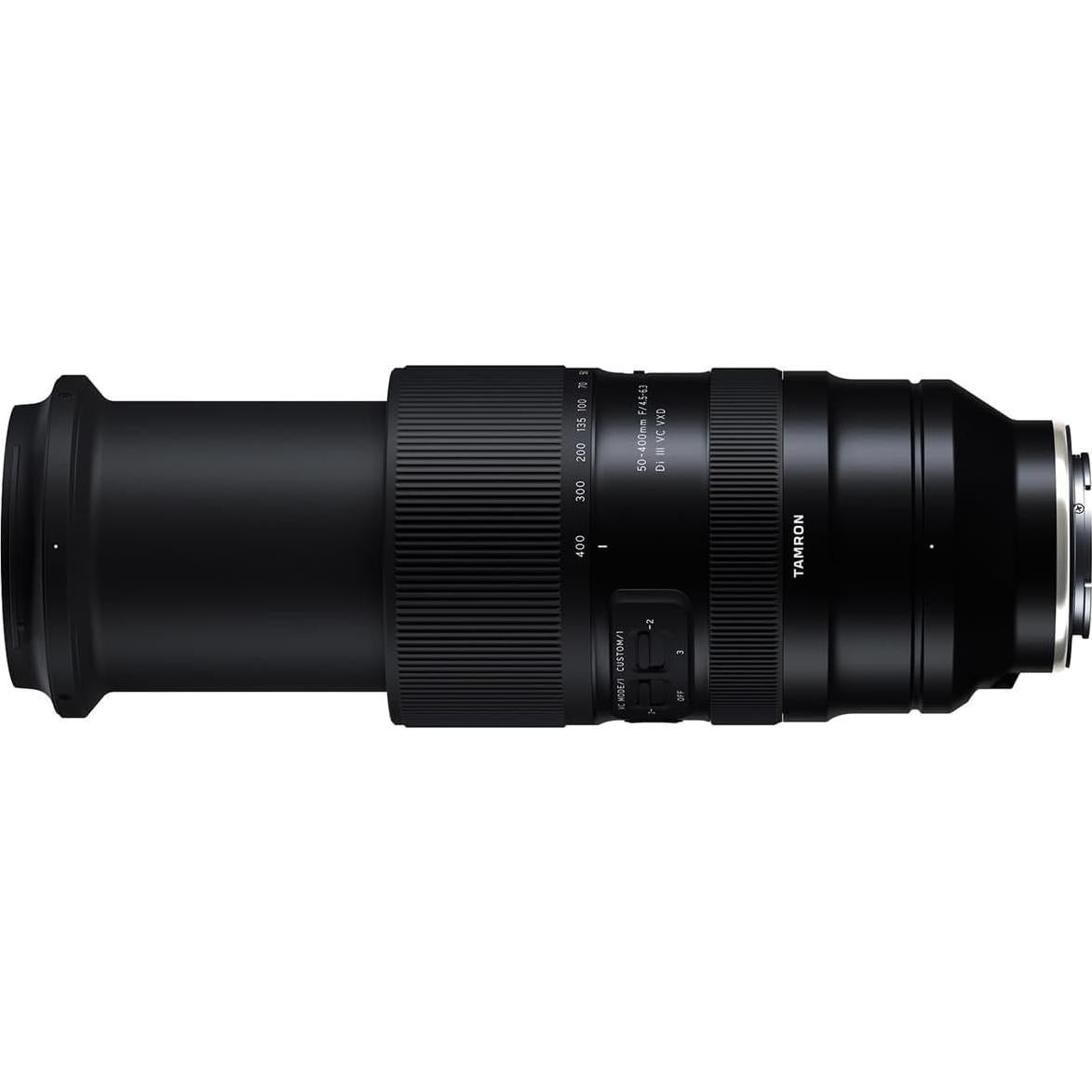 Lente Tamron 50-400mm f/4.5-6.3 Di III para Sony E con Filtro UV