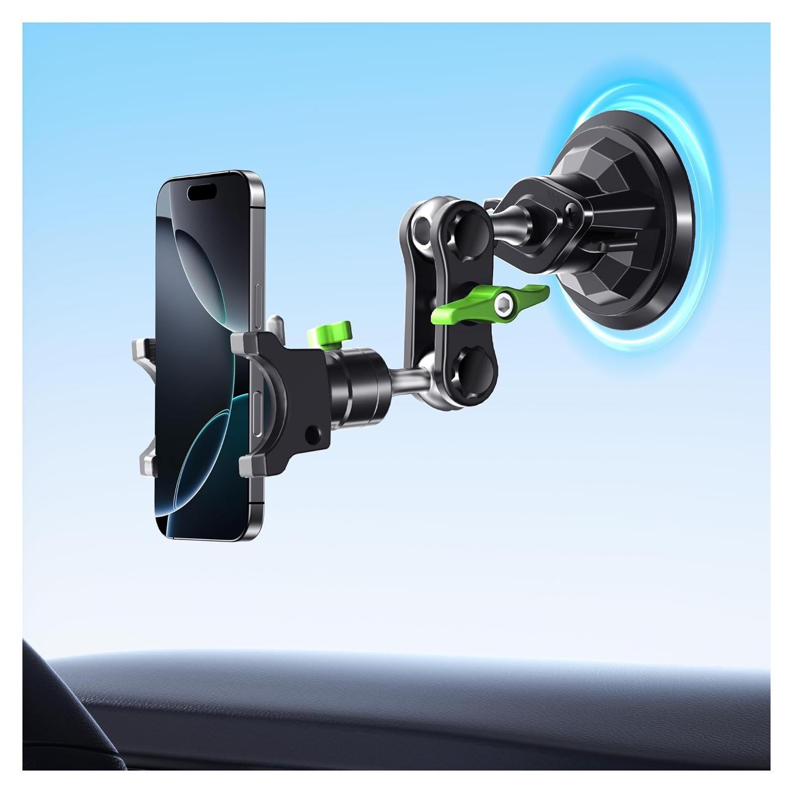 Soporte para Teléfono de Coche MAGIC JOHN Ajustable 360°