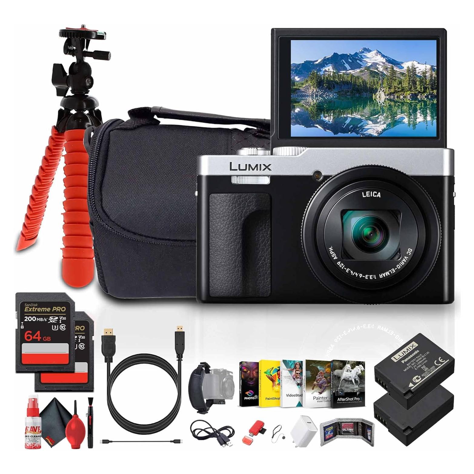 Cámara Digital Compacta Panasonic ZS99 Plata 20.3MP 30x Zoom