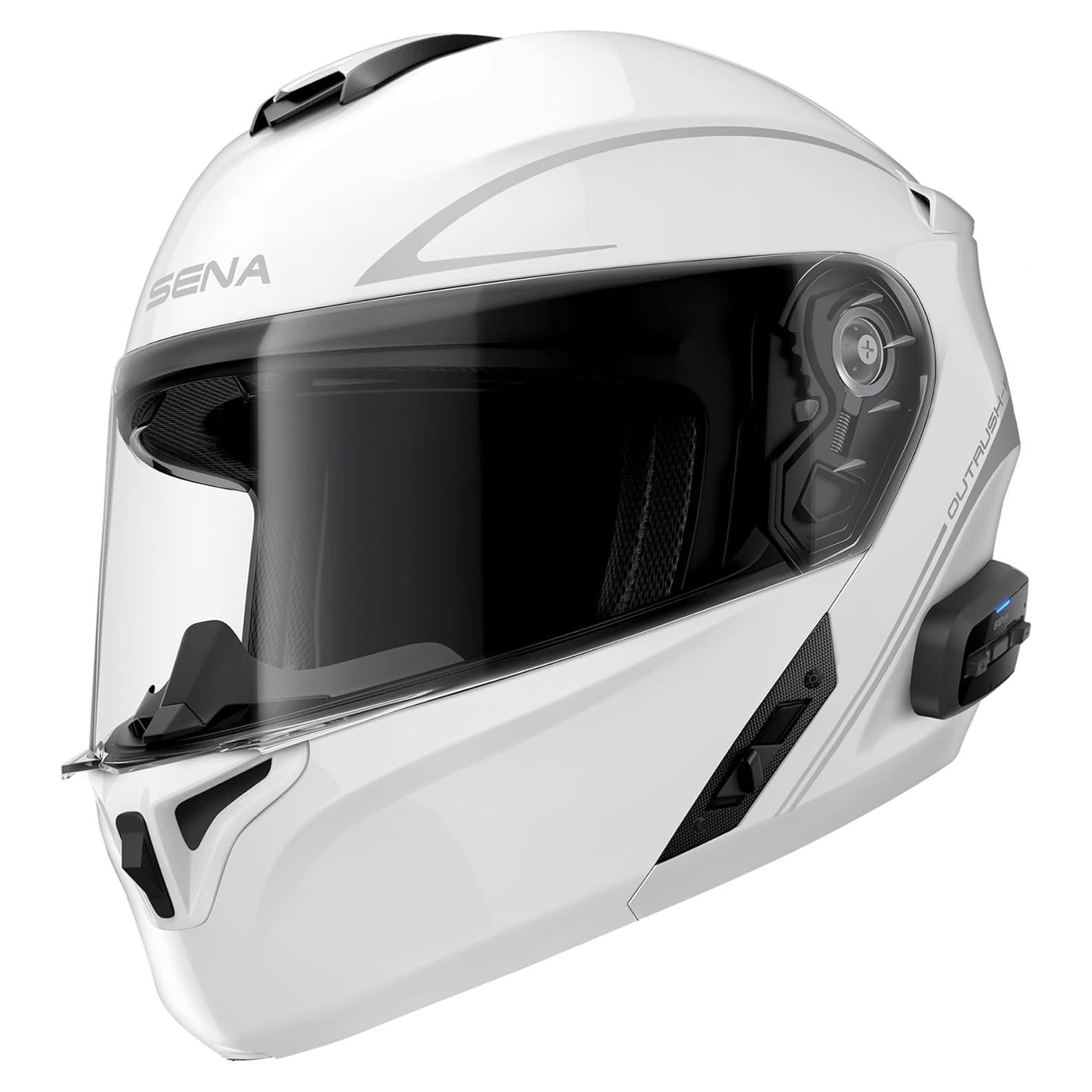 Casco Modular Sena Outrush R Bluetooth Blanco XXL