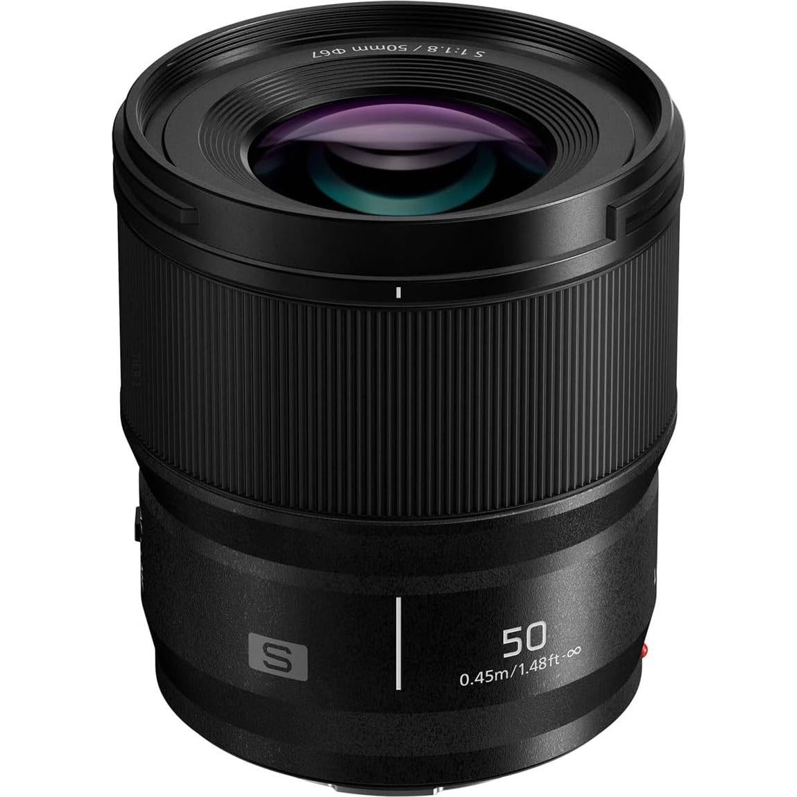Lente Panasonic LUMIX S 50mm f/1.8 para L-Mount con filtros