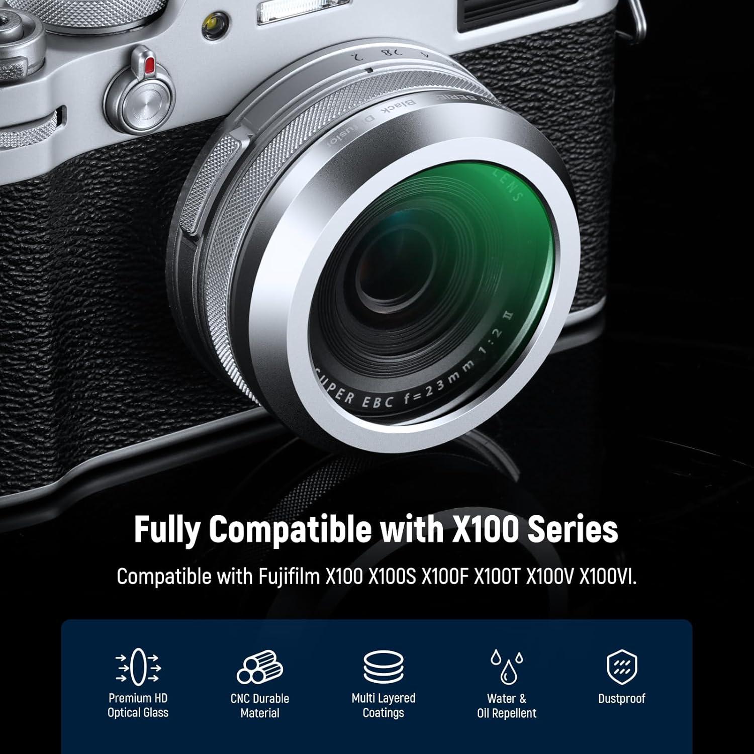 Filtro de Difusión Negra NEEWER 1/4 para Cámaras Fujifilm X100