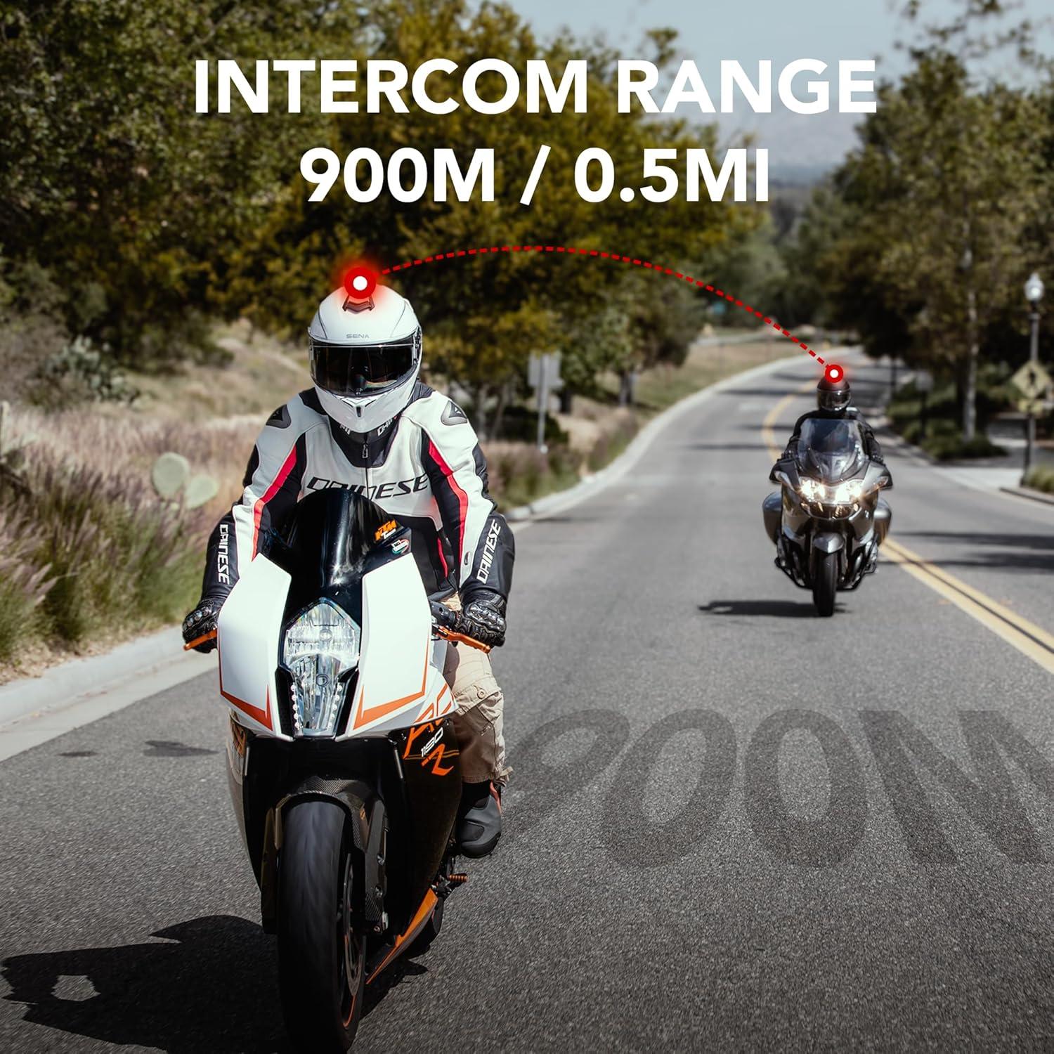 Casco Modular Sena Outrush R Bluetooth Intercomunicador S