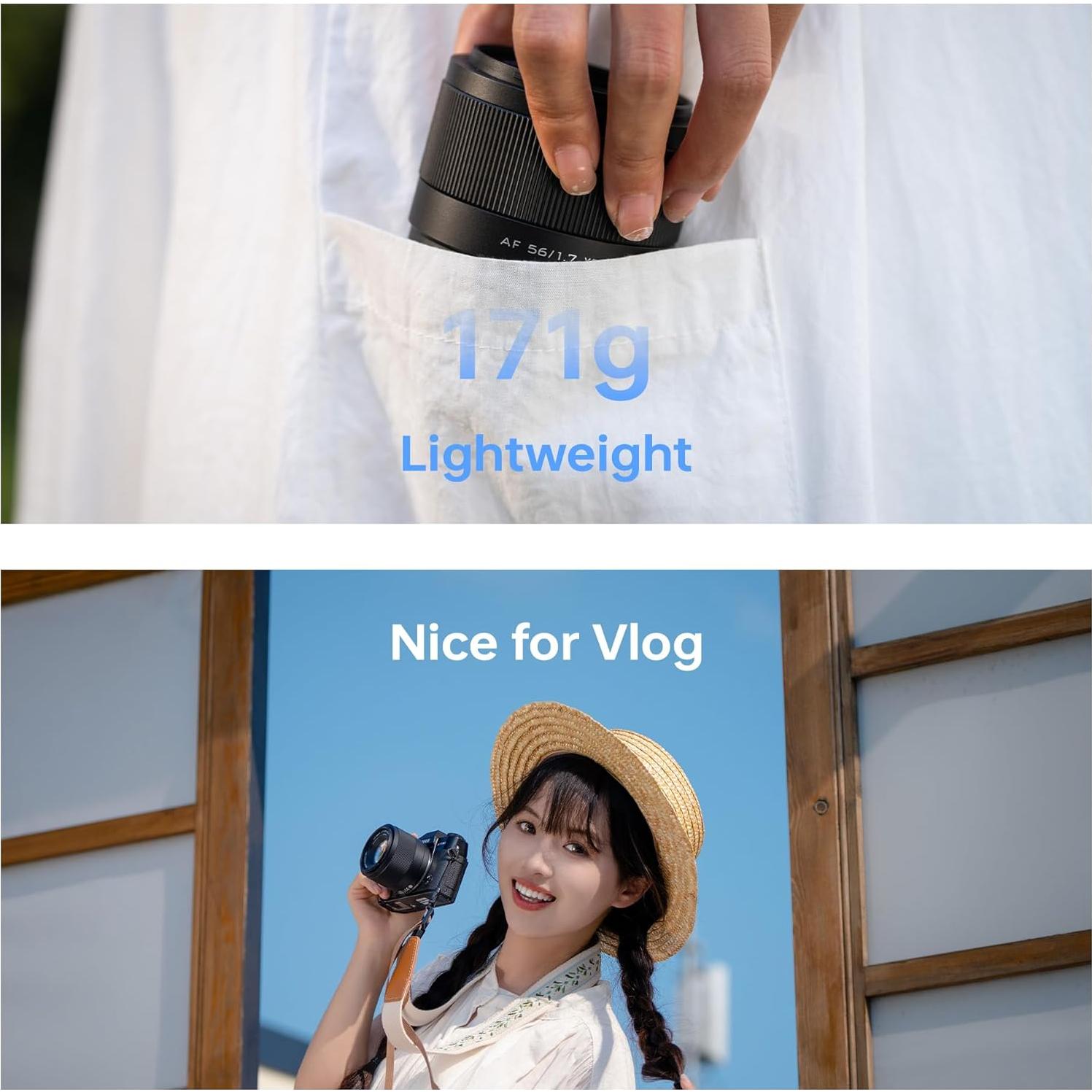 Lente Viltrox 56mm F1.7 APS-C para Fujifilm X-Mount