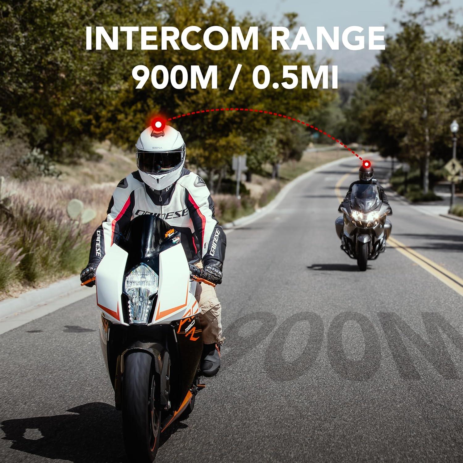 Casco Modular Sena Outrush R Bluetooth Negro Mate XXL